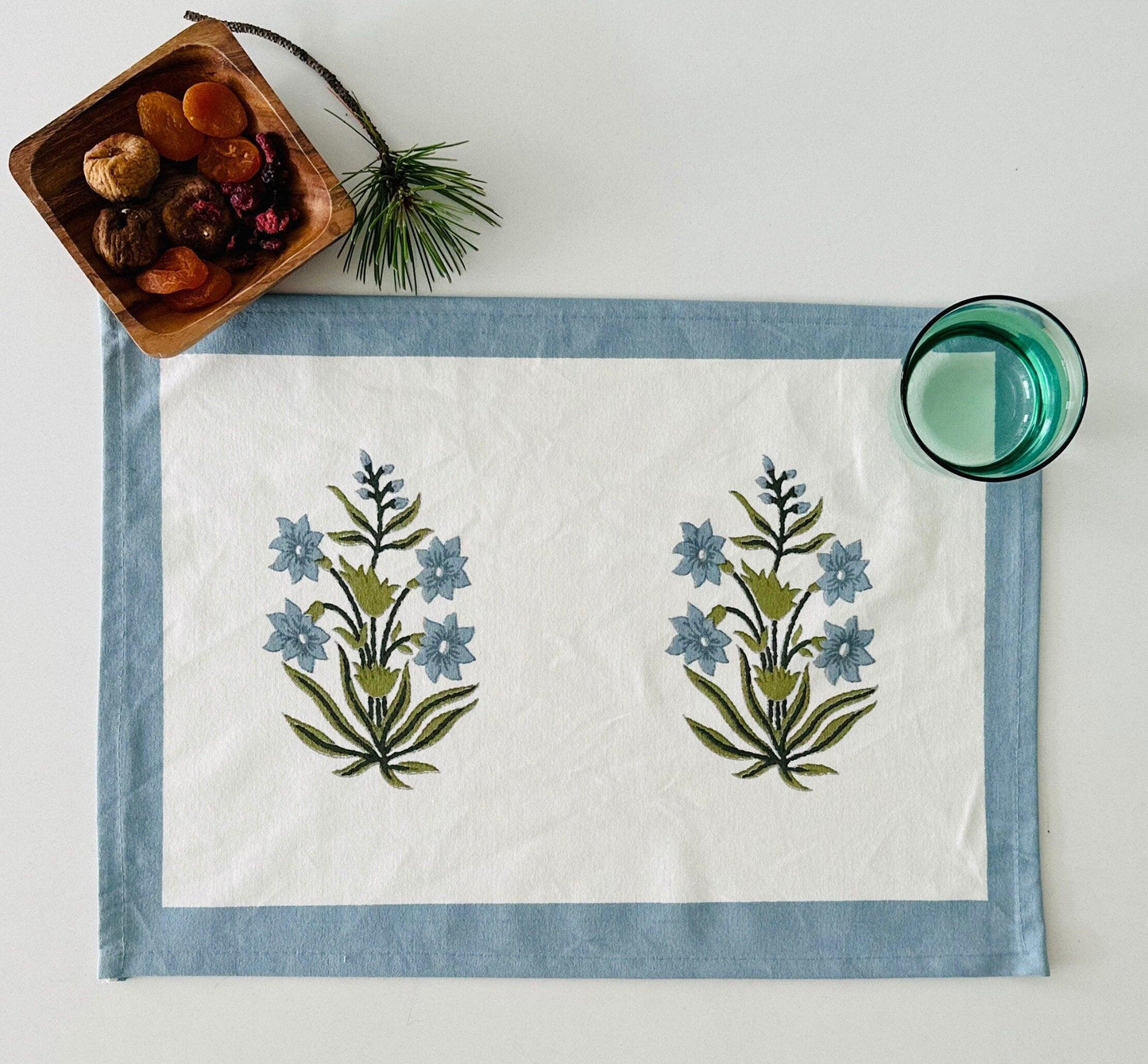 Floral Placemats, Set of 2 - DewDropHues