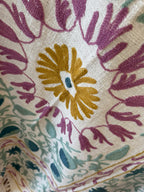 Sea Glass - Embroidered Throw Blanket