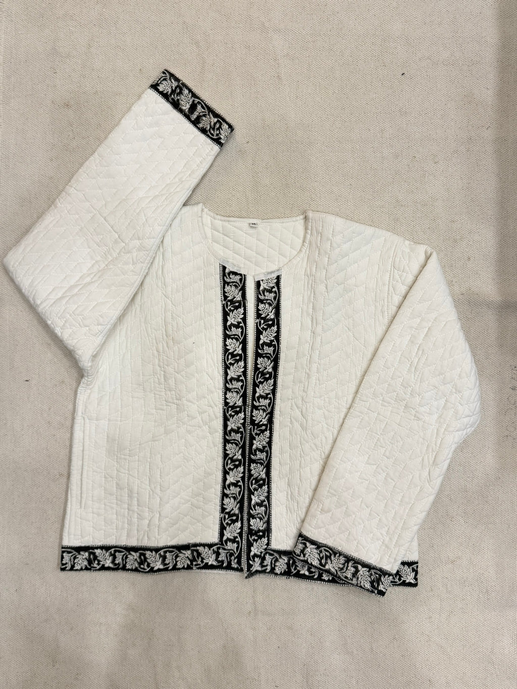 Ivory Noir - Quilted Cotton Jacket