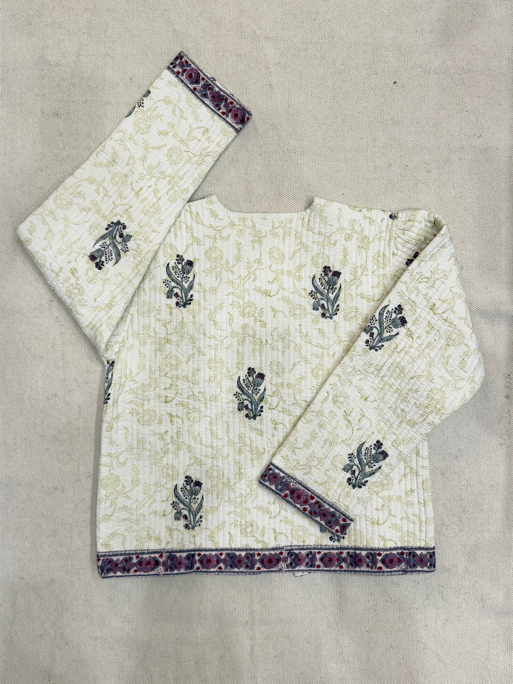 Soft Magnolia - Quilted Cotton Jacket