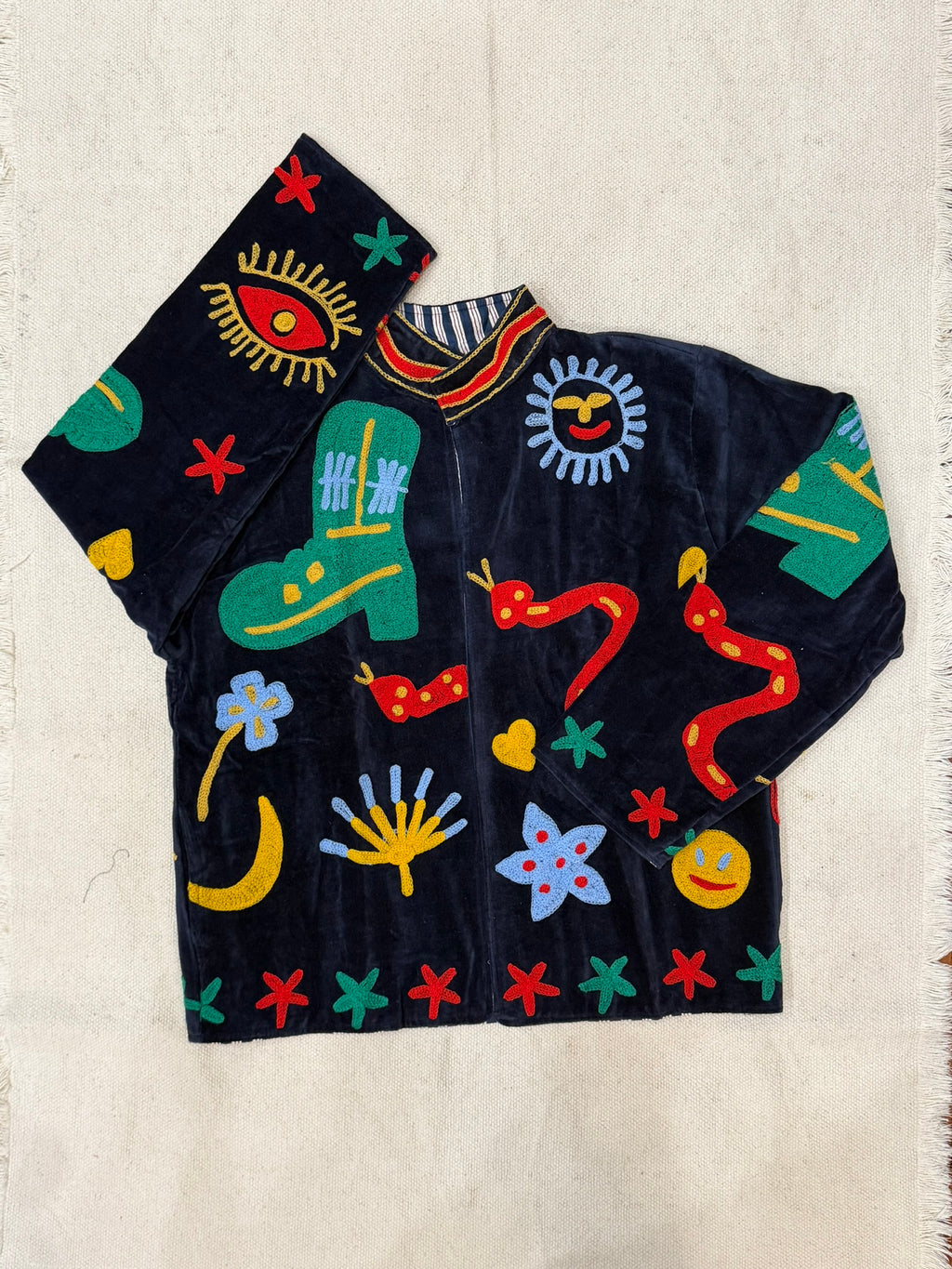 Midnight Mischief- Suzani Embroidered Jacket