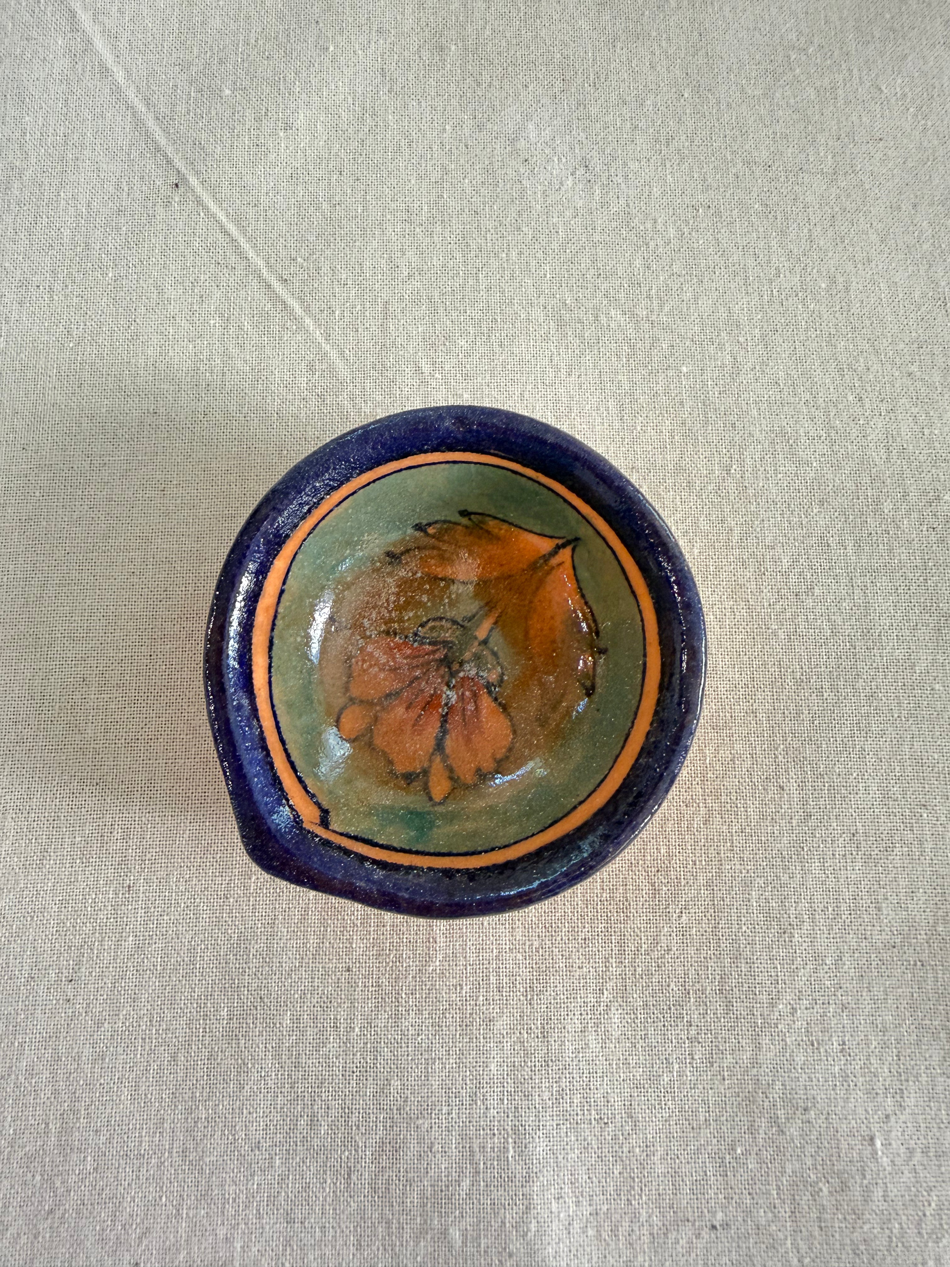Rangoli Jyot - Blue Pottery Assorted Diya Set of 3