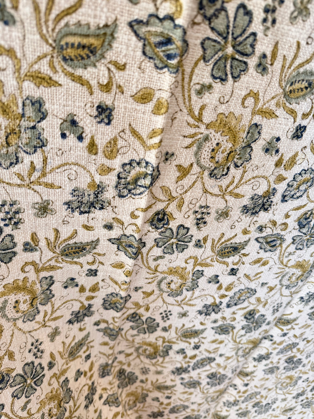 Olive Lace - Block Printed Throw Blanket
