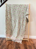 Plum Grove - Block Printed Throw Blanket