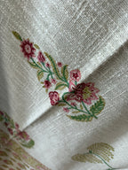 Vintage Berry - Block Printed Throw Blanket