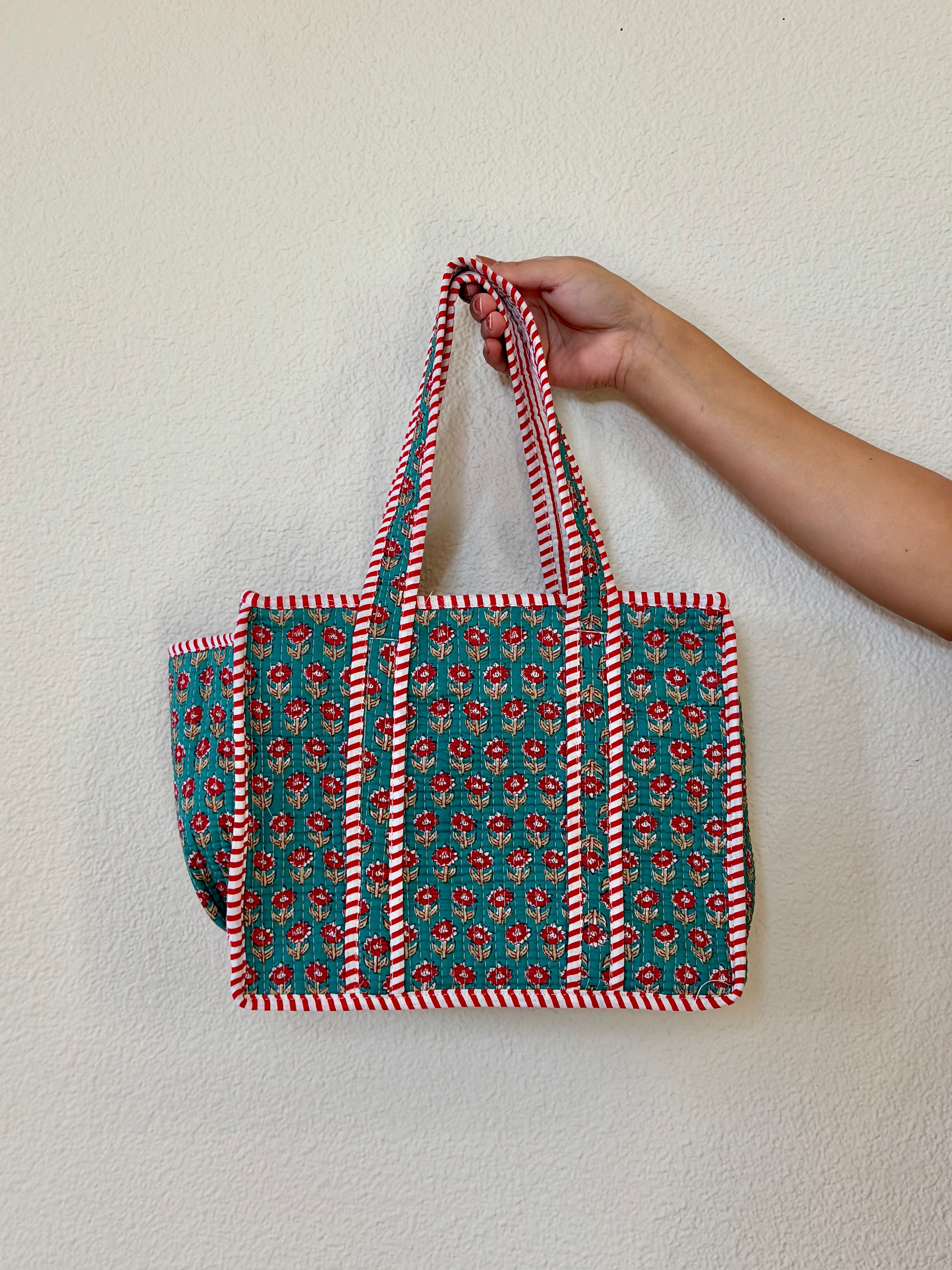 Rosy Sprig - Mini Chippa Tote