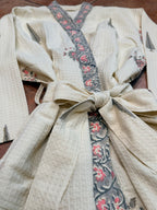 Sway - Block Printed Waffle Cotton Bathrobe