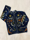 Olive Ember - Suzani Embroidered Jacket