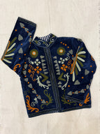 Olive Ember - Suzani Embroidered Jacket