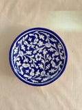 Indigo Garden - Blue Pottery Wall Plate