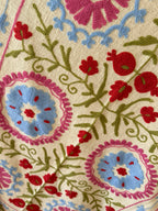 Wild Berry - Embroidered Throw Blanket