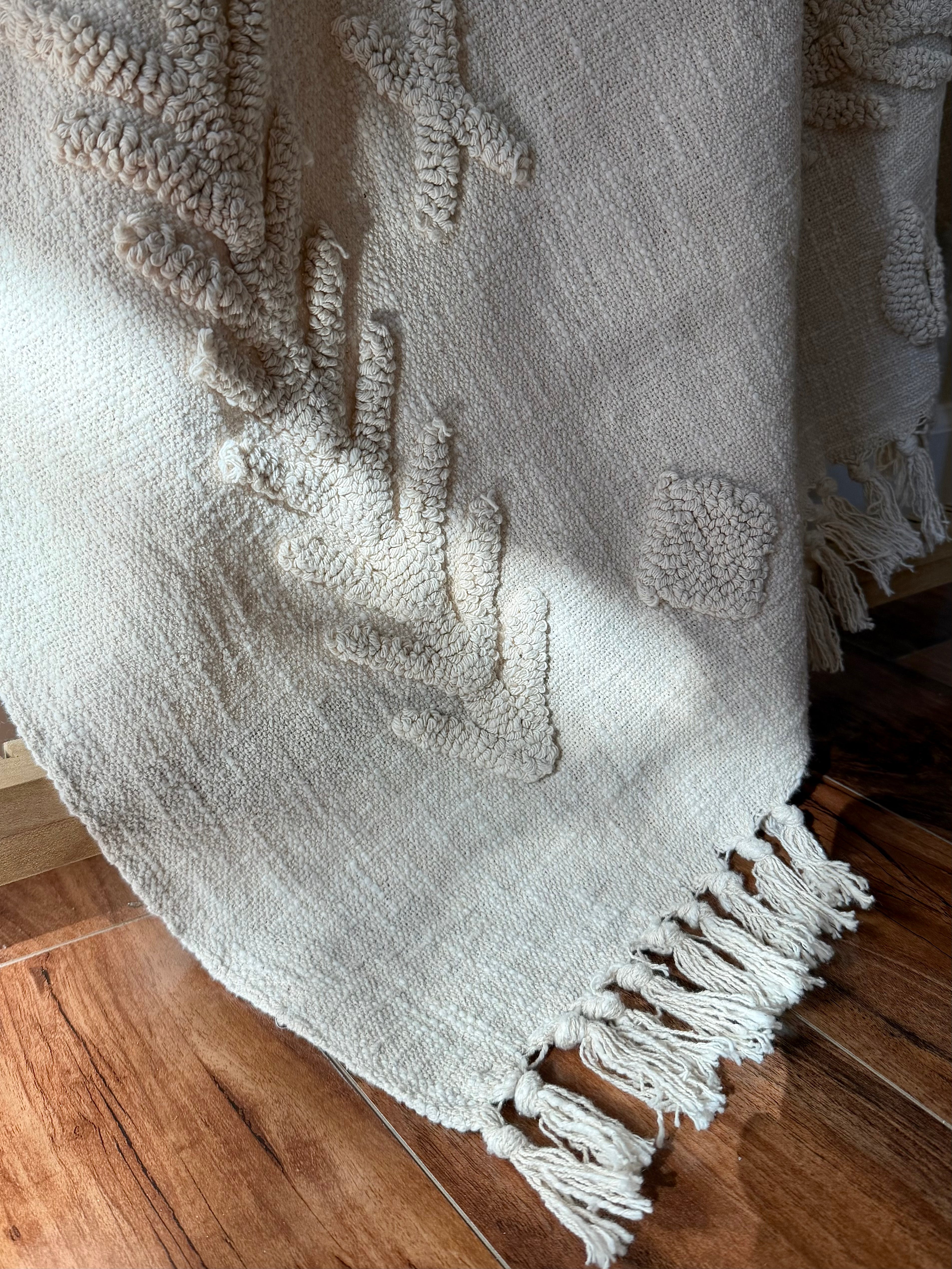 Cloudscape Comfort - Tufted Throw Blanket