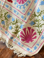 Wild Berry - Embroidered Throw Blanket