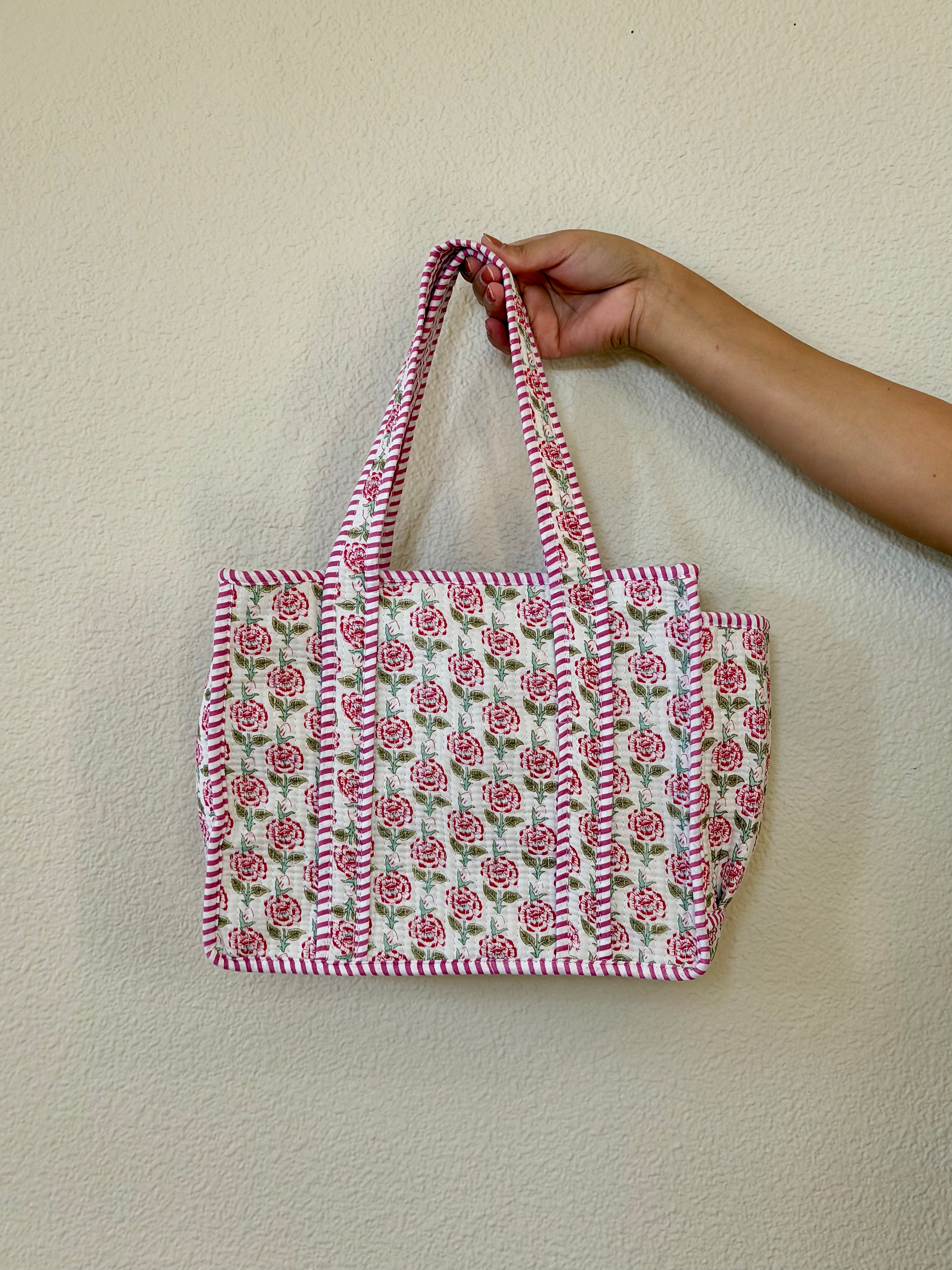 Rose trellis - Mini Chippa Tote