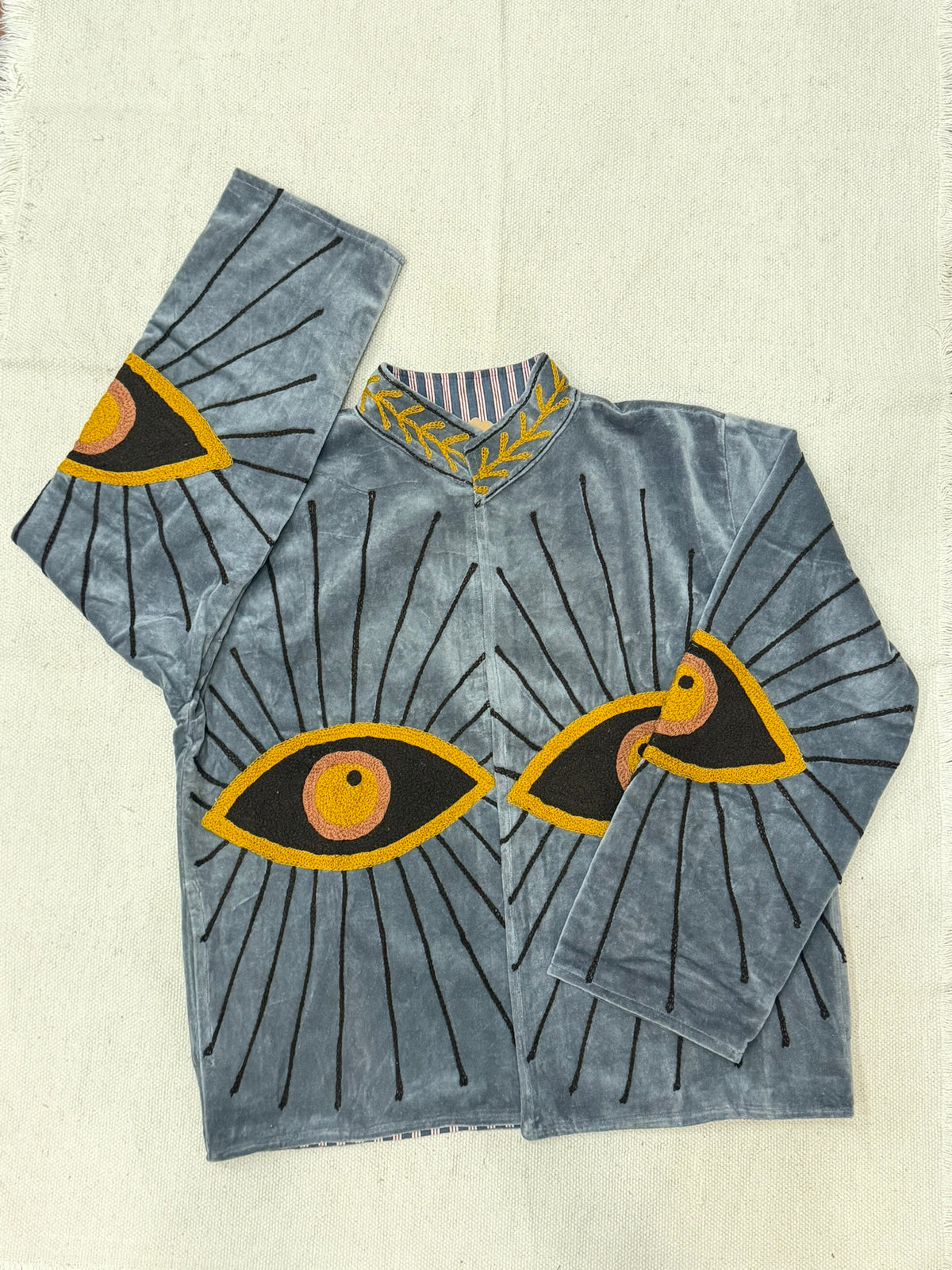 Velvet Vision - Suzani Embroidered Jacket