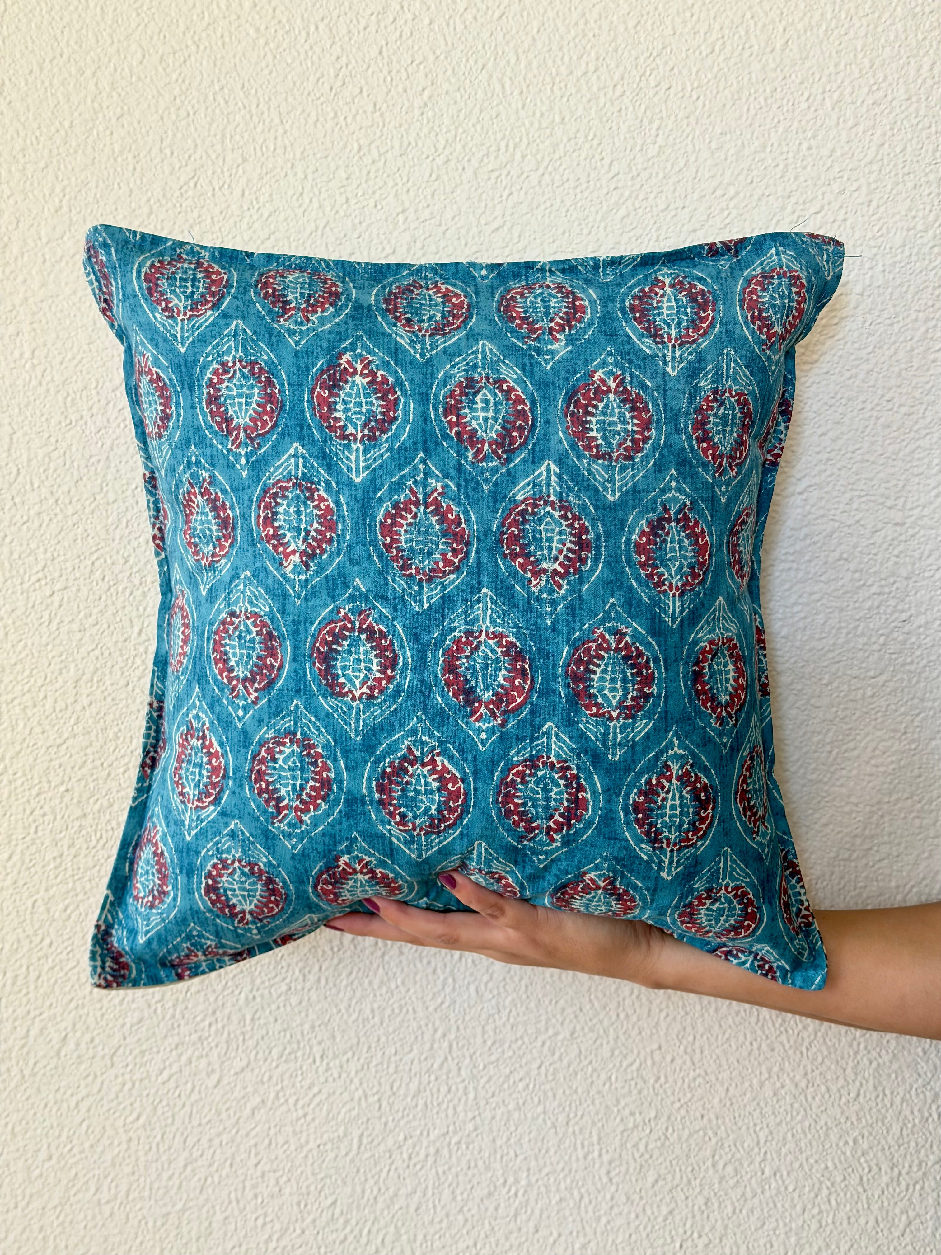 Ajrakh Grenada - Throw Pillow Cover