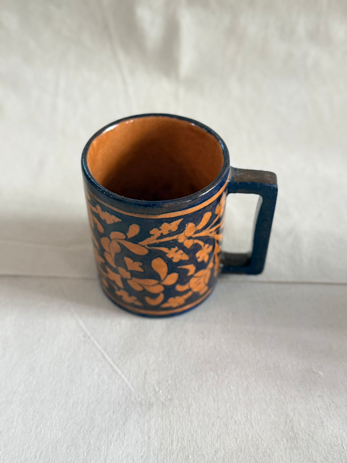 Saanjh - Blue Pottery Mug