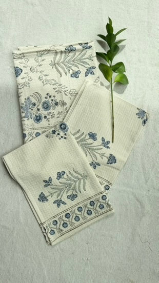 Mystic Azurea Bath Towel Set