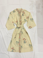 Poise - Block Printed Waffle Cotton Bathrobe