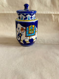 Elephant Parade - Blue Pottery Jar