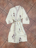 Haven - Block Printed Waffle Cotton Bathrobe