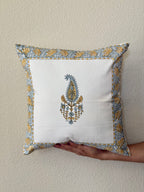 Blue Boteh - Throw Pillow Cover