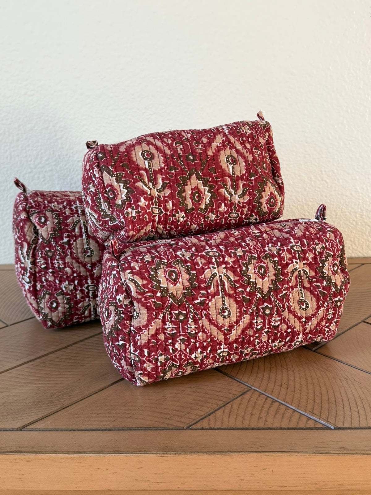 Magic Maroon - Chippa Nested Pouch Set