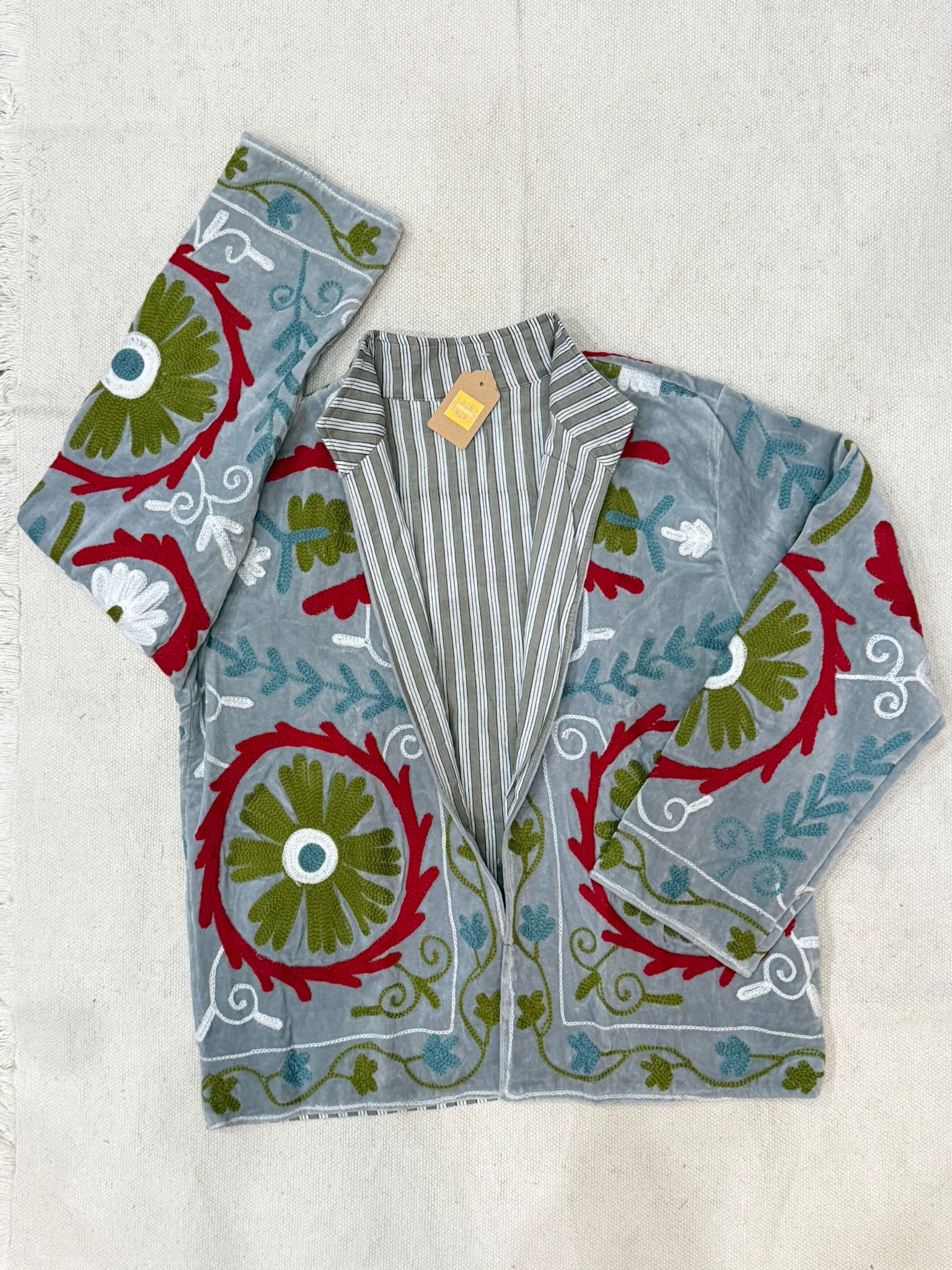 Arctic Pop - Suzani Embroidered Jacket