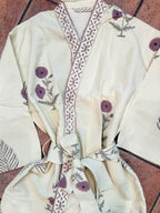 Haven - Block Printed Waffle Cotton Bathrobe