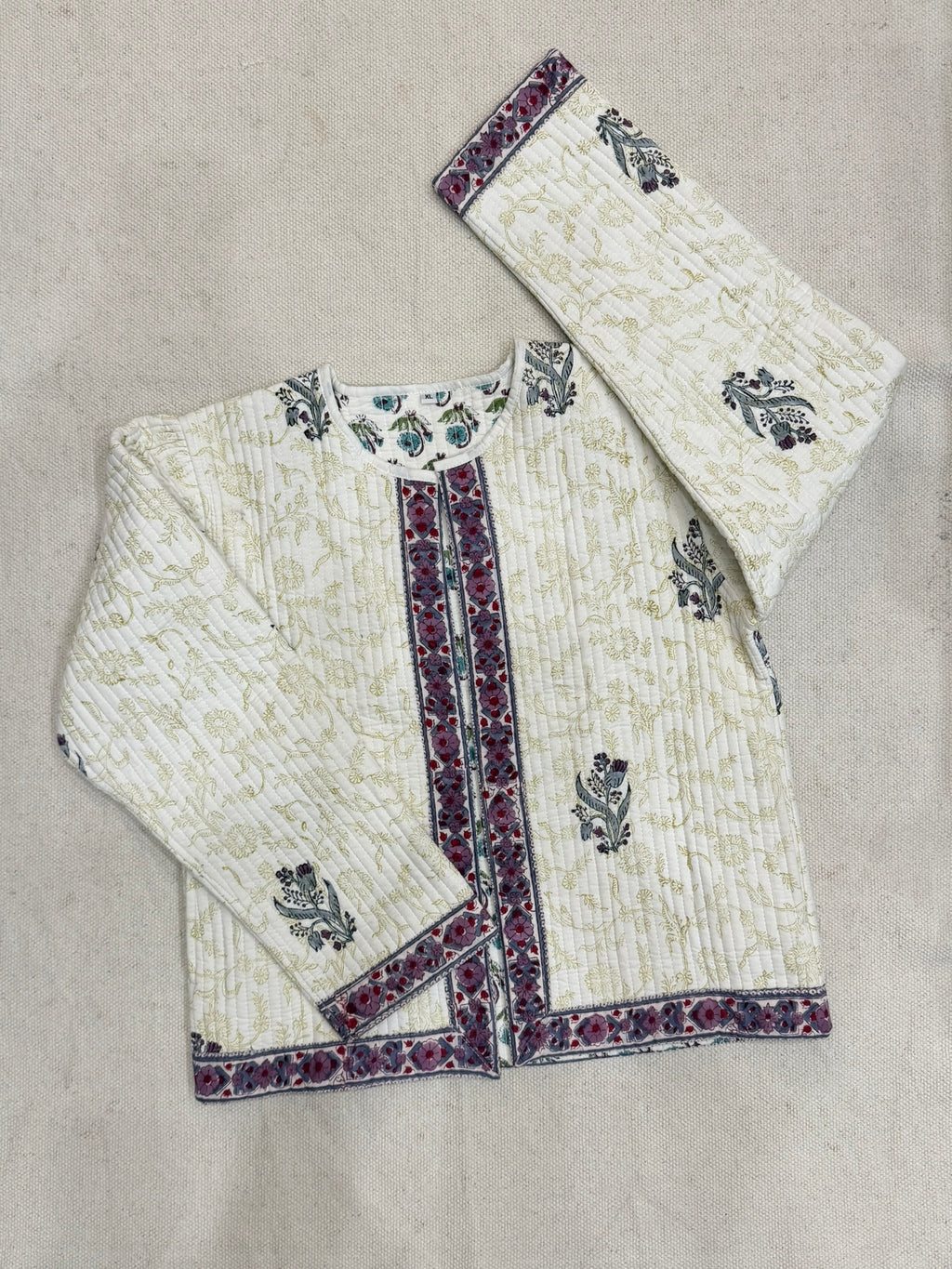 Soft Magnolia - Quilted Cotton Jacket