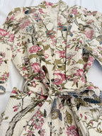 Embrace - Block Printed Waffle Cotton Bathrobe