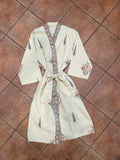 Sway - Block Printed Waffle Cotton Bathrobe
