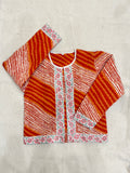 Citrus Stripe - Quilted Cotton Jacket