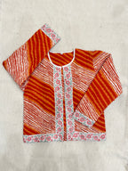 Citrus Stripe - Quilted Cotton Jacket