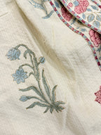 Whisper - Block Printed Waffle Cotton Bathrobe
