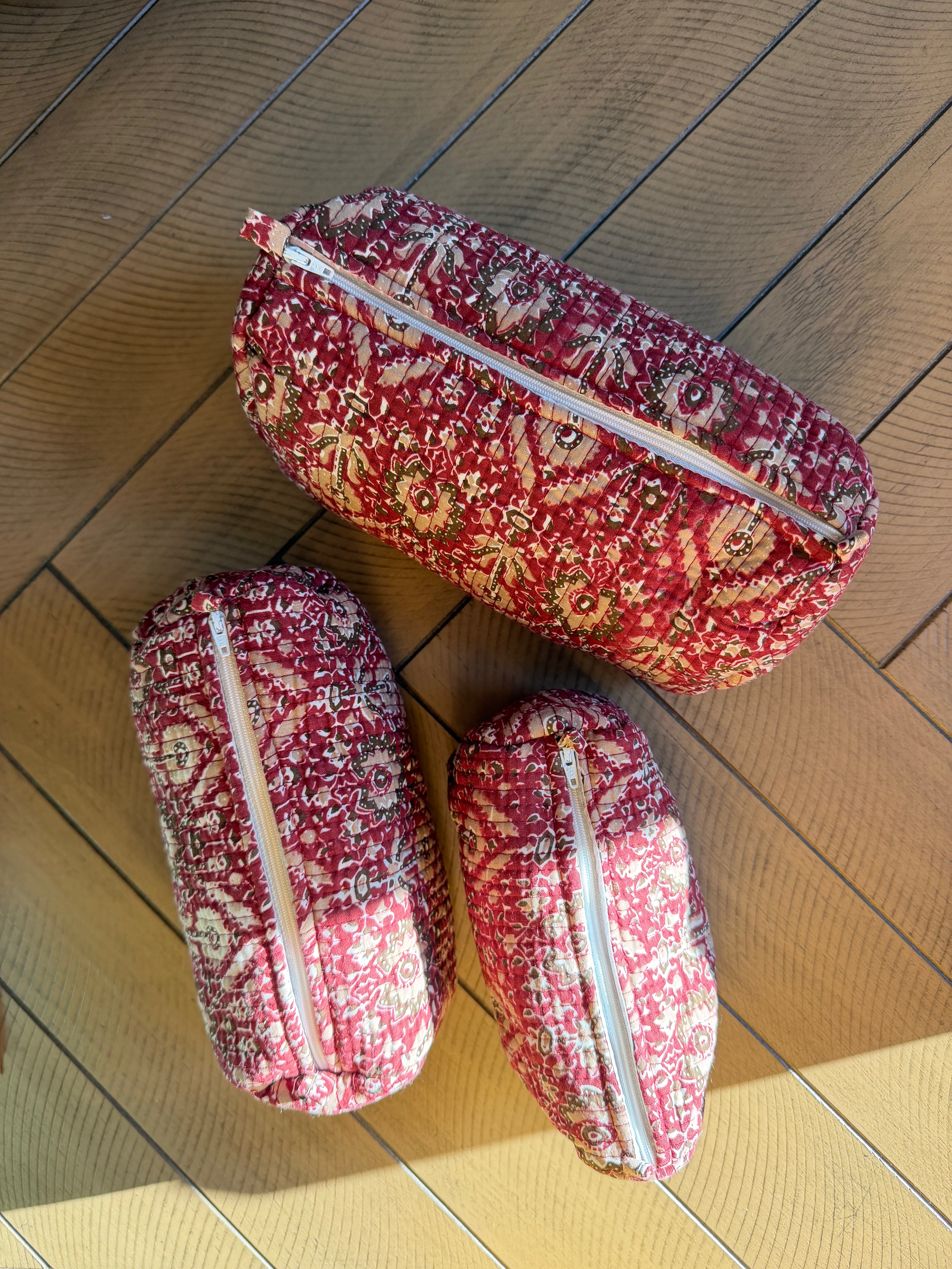 Magic Maroon - Chippa Nested Pouch Set