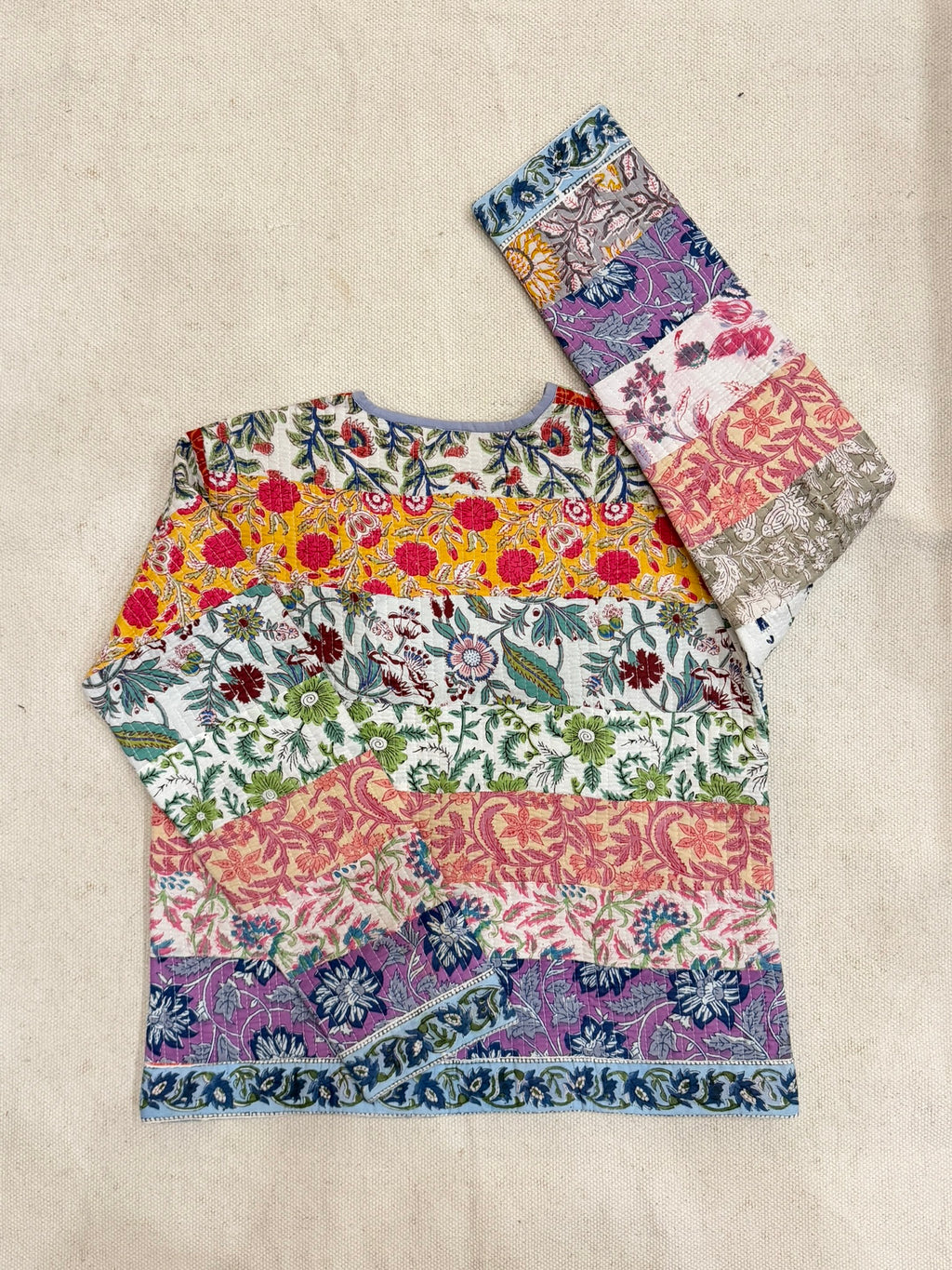 Patchwork Parade - Quilted Cotton Jacket