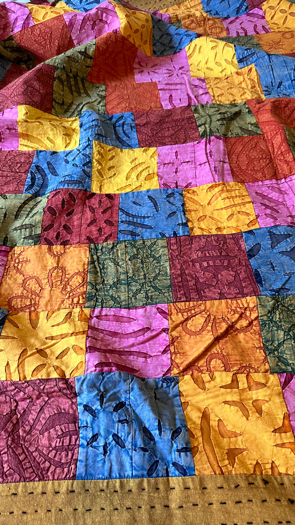 Patchwork Kantha Quilt