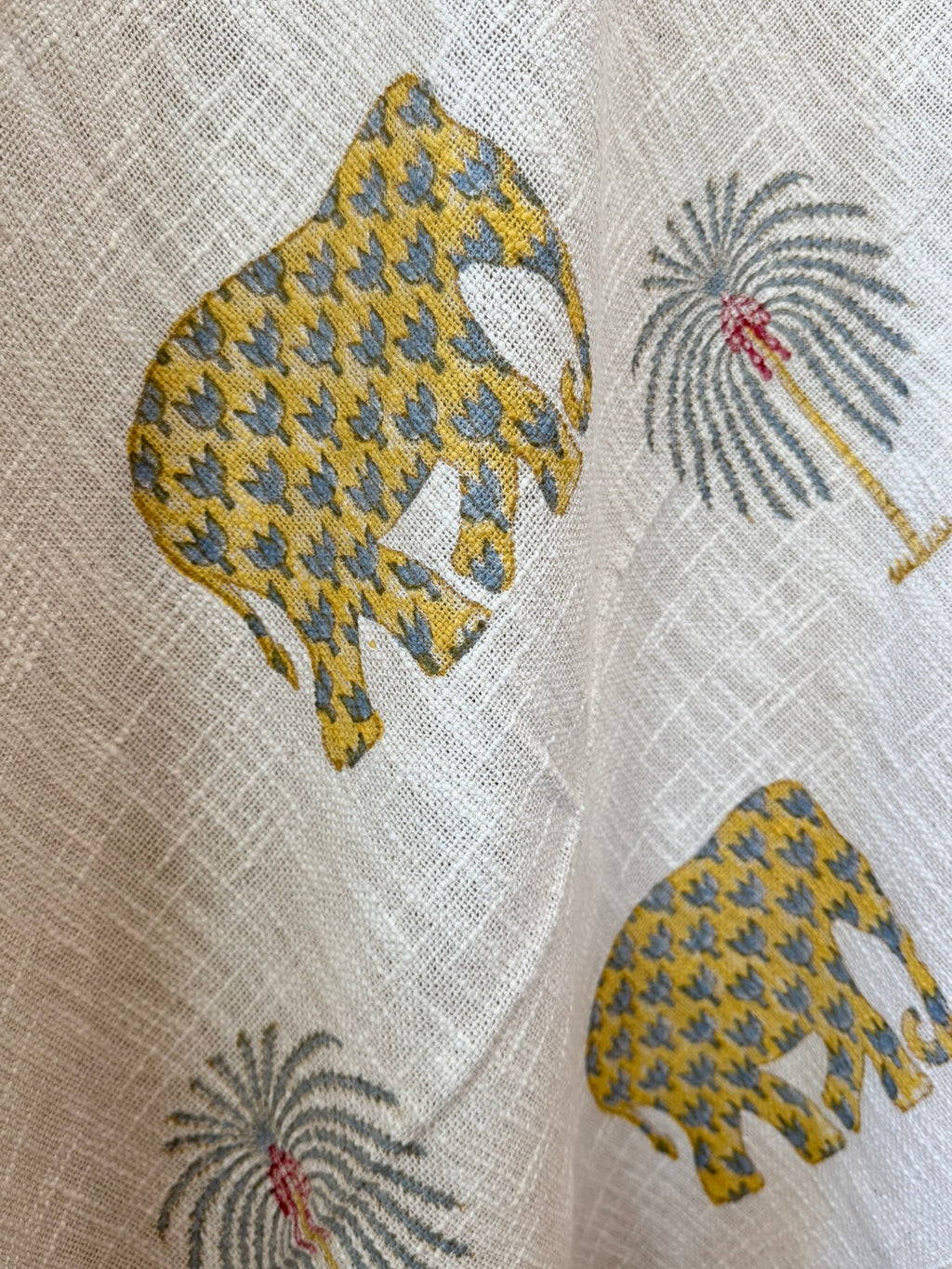 Ochre Parade - Block Printed Throw Blanket