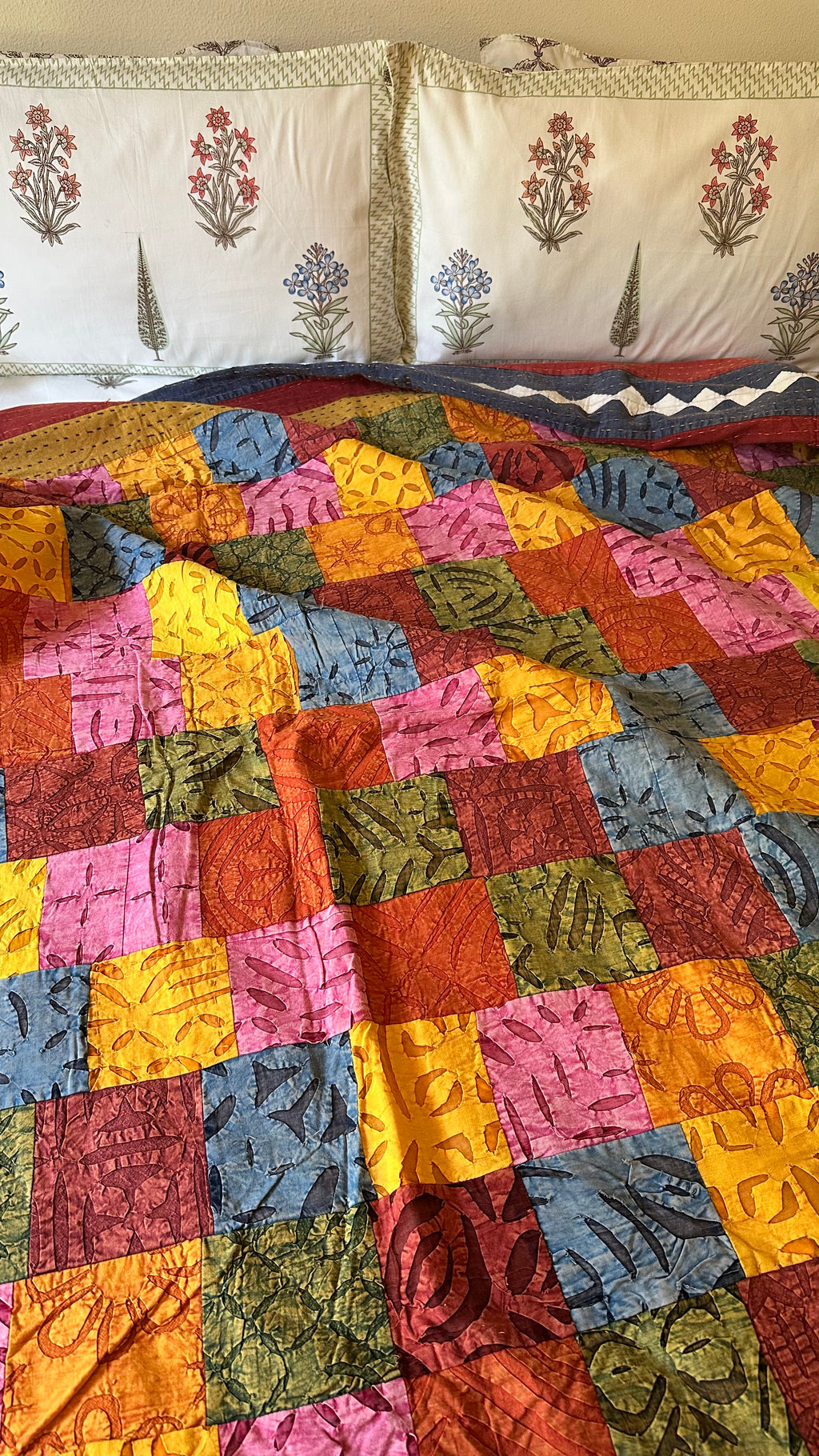 Patchwork Kantha Quilt