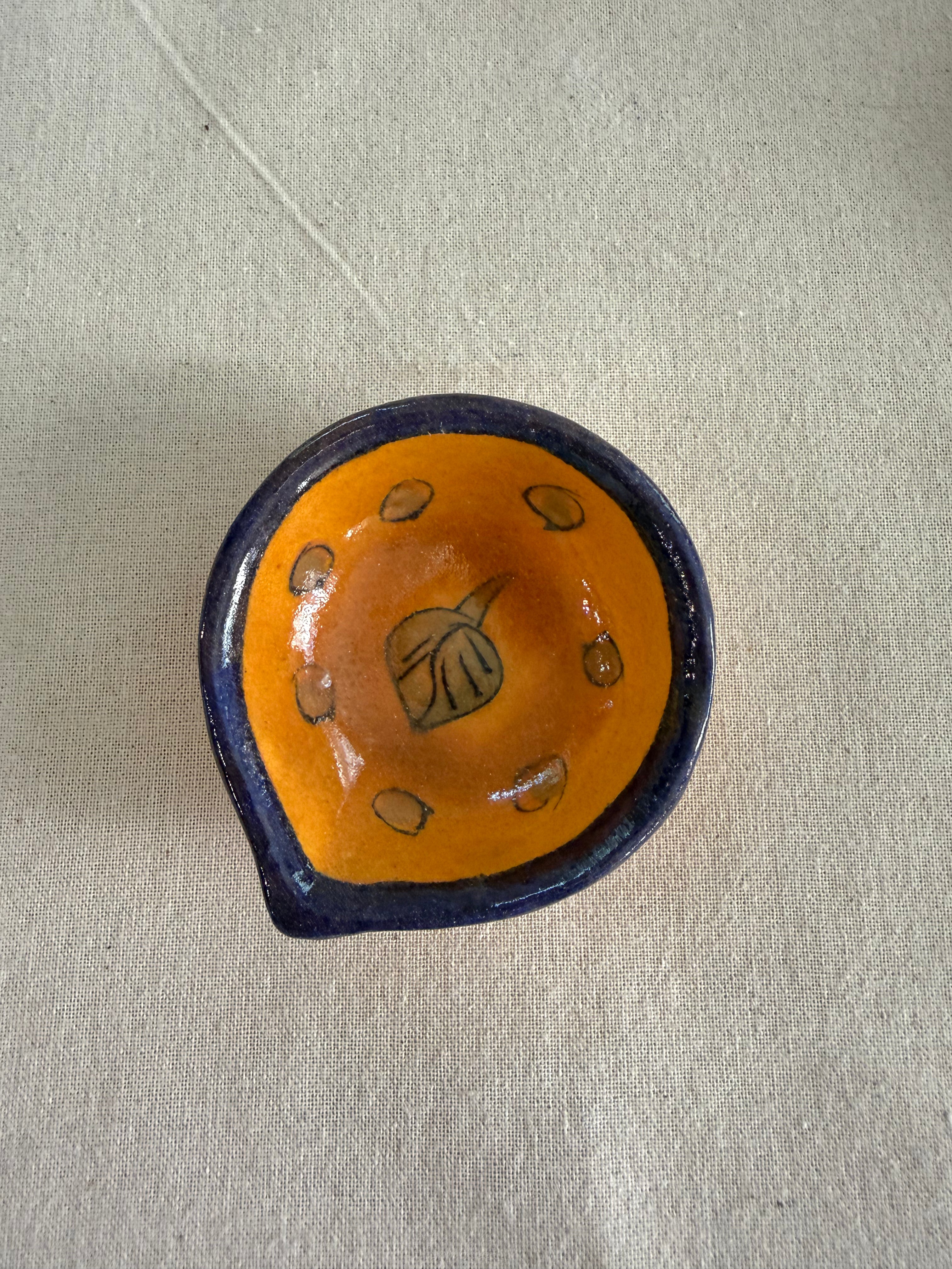 Rangoli Jyot - Blue Pottery Assorted Diya Set of 3