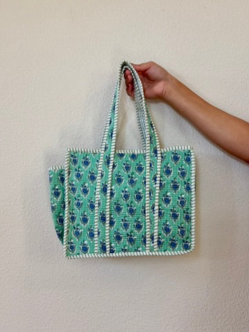 Mint Meadow - Mini Chippa Tote
