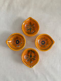 Aakash Jyot - Blue Pottery Diya Set of 4