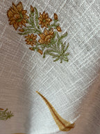 Basant Bahaar - Block Printed Throw Blanket