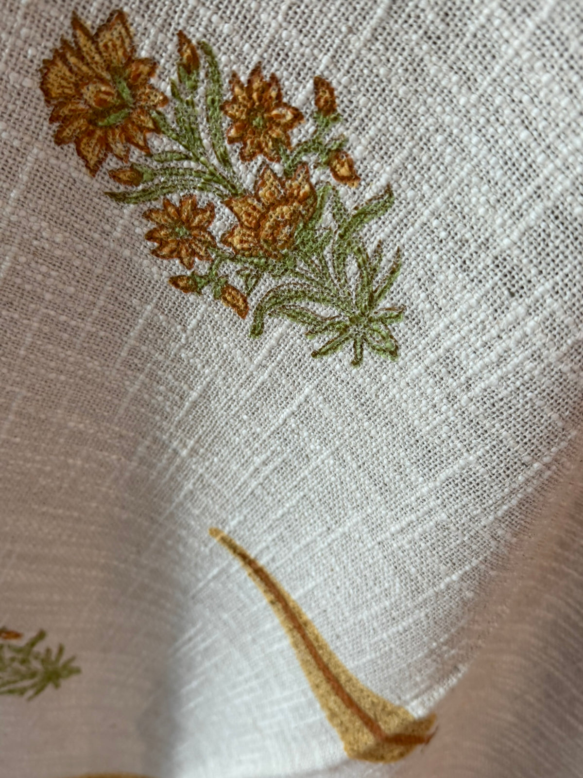 Basant Bahaar - Block Printed Throw Blanket