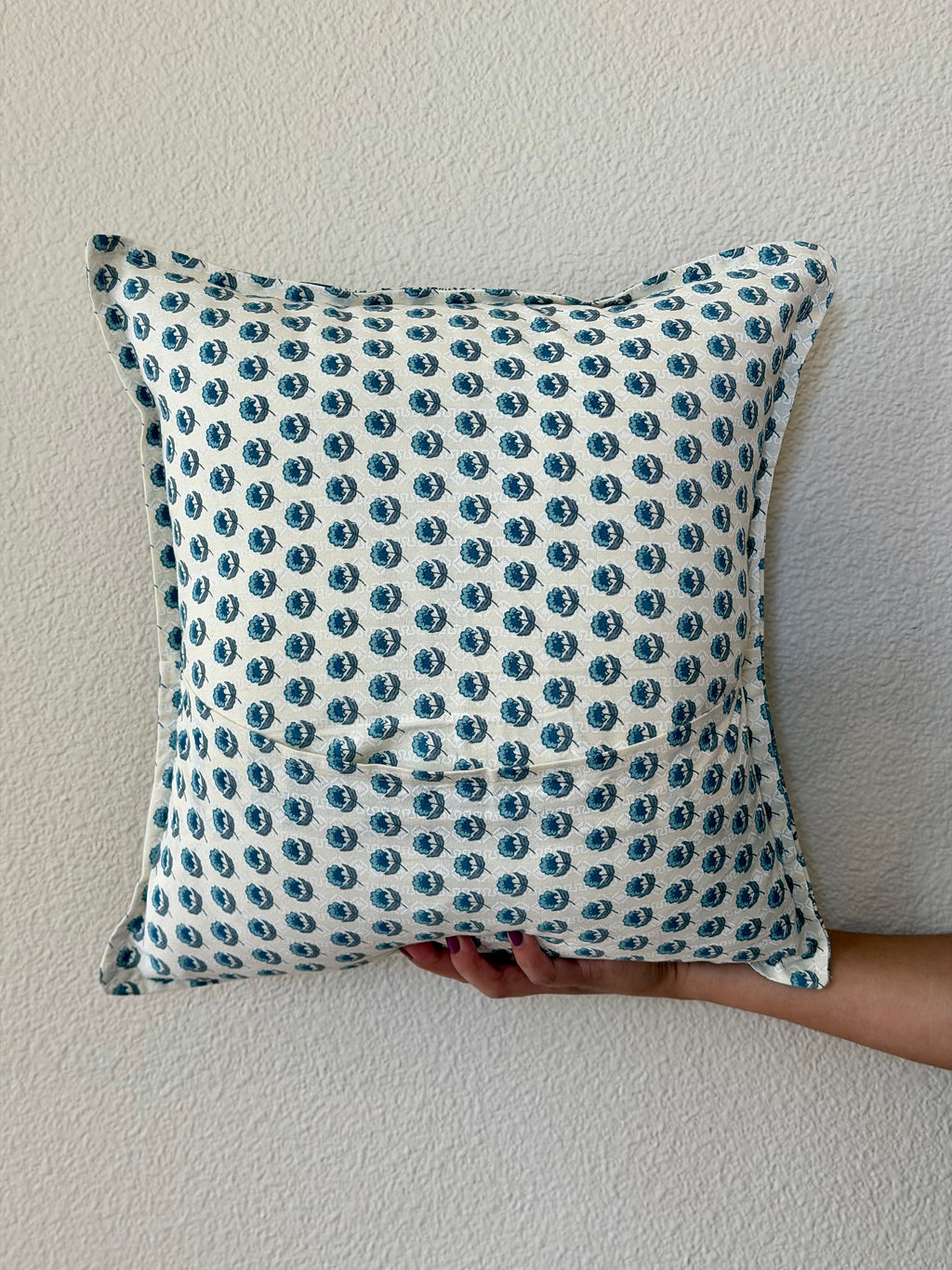 Indigo Rhythm - Throw Pillow Cover