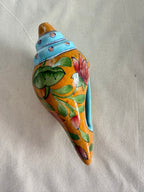Kesari Kamal - Blue Pottery Conch Shell