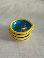 Neelkamal Jyot - Blue Pottery Diya Set of 4
