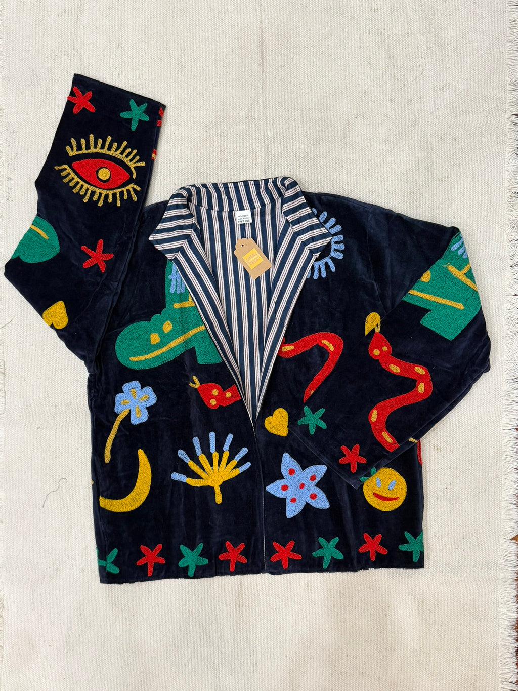 Midnight Mischief- Suzani Embroidered Jacket