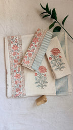 Pretty Peony Bath Towel Set